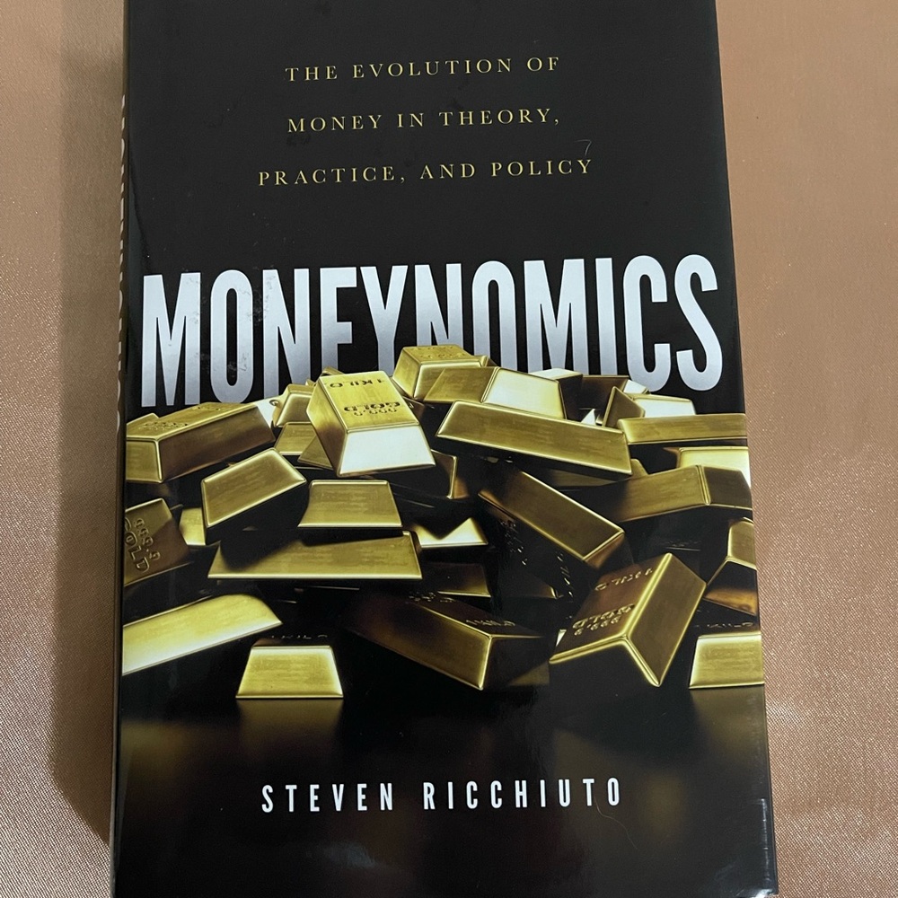 Moneynomics Book with Gold Bars Design